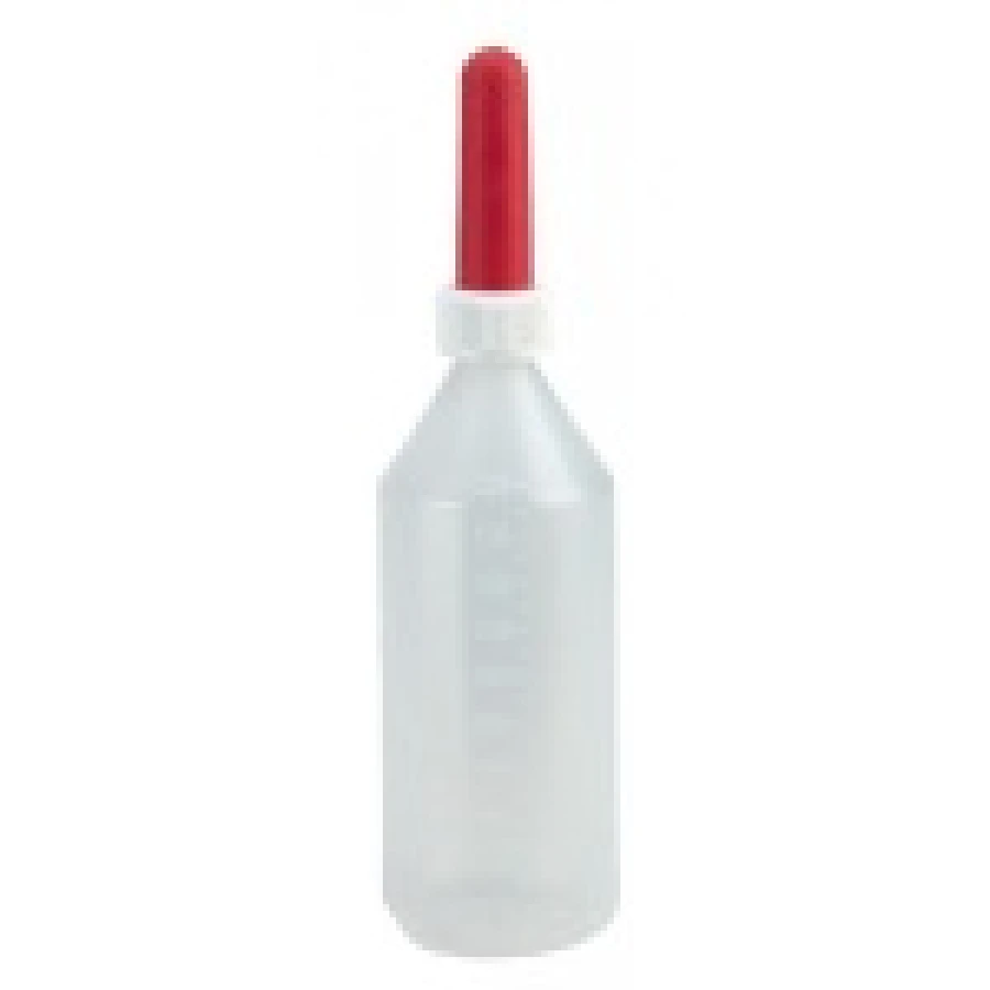 Butelka 1L do pojenia cielat ze smoczkiem KERBL