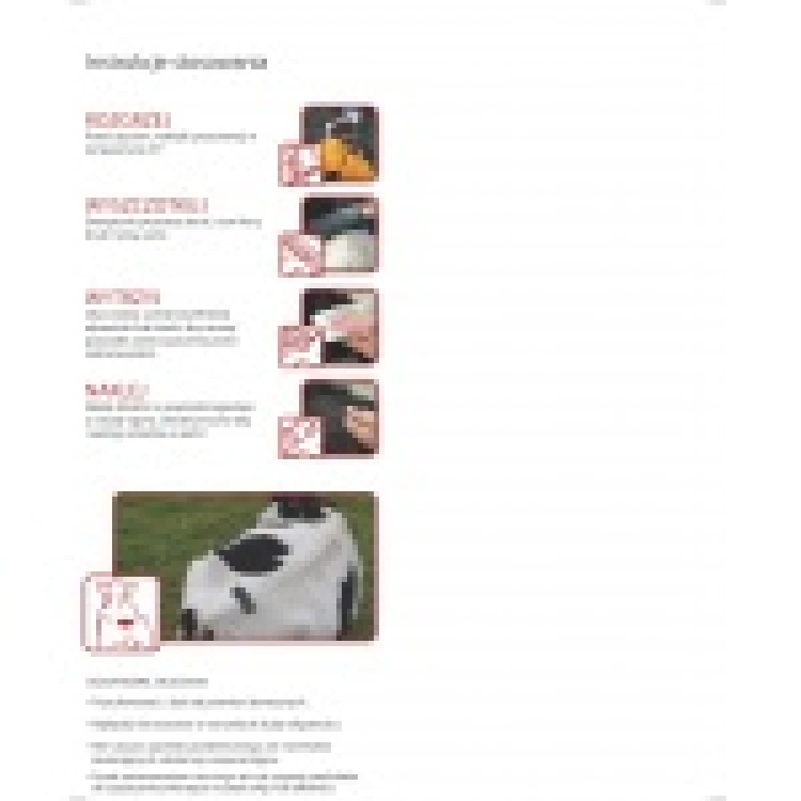 Tester, detektor do wykrywania rui u krów, 10 szt. kolor czerwony