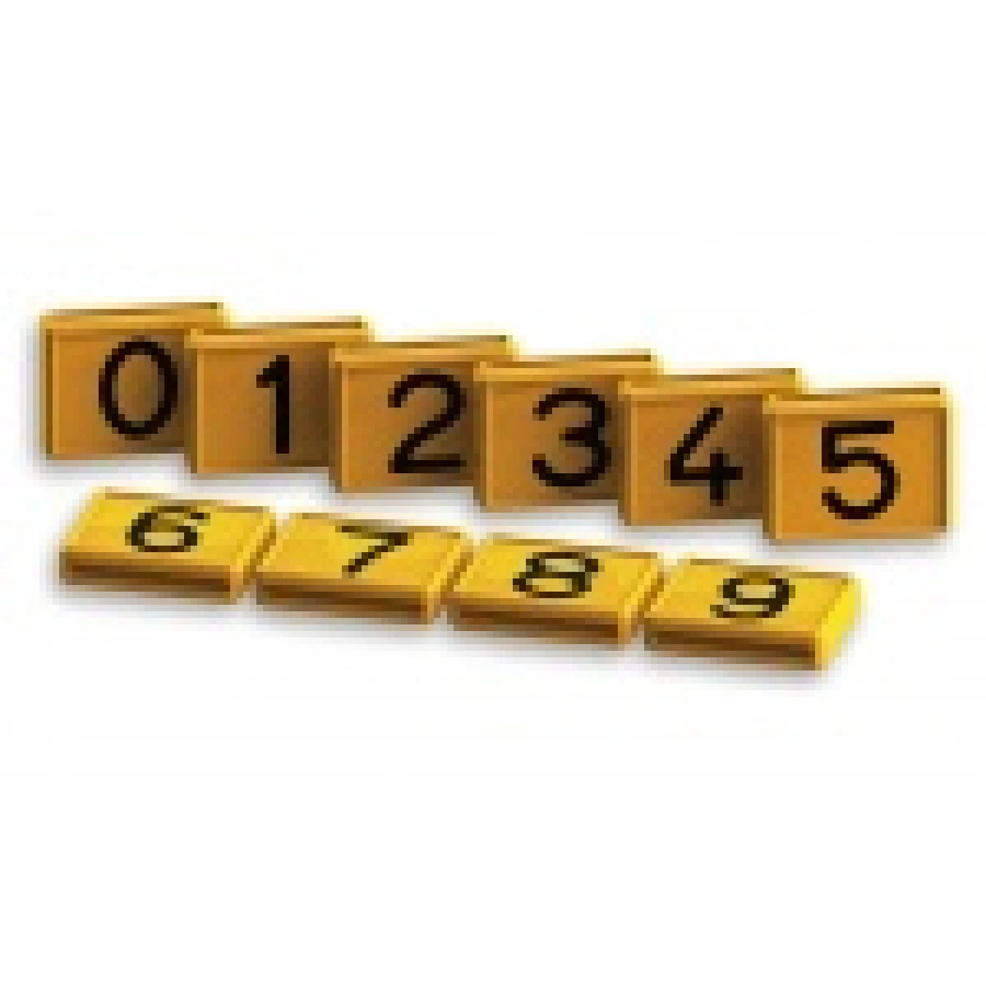 Numery identyfikacyjne do obroży o szerokości 50 mm, 57 x 46 mm , Nr 6/9