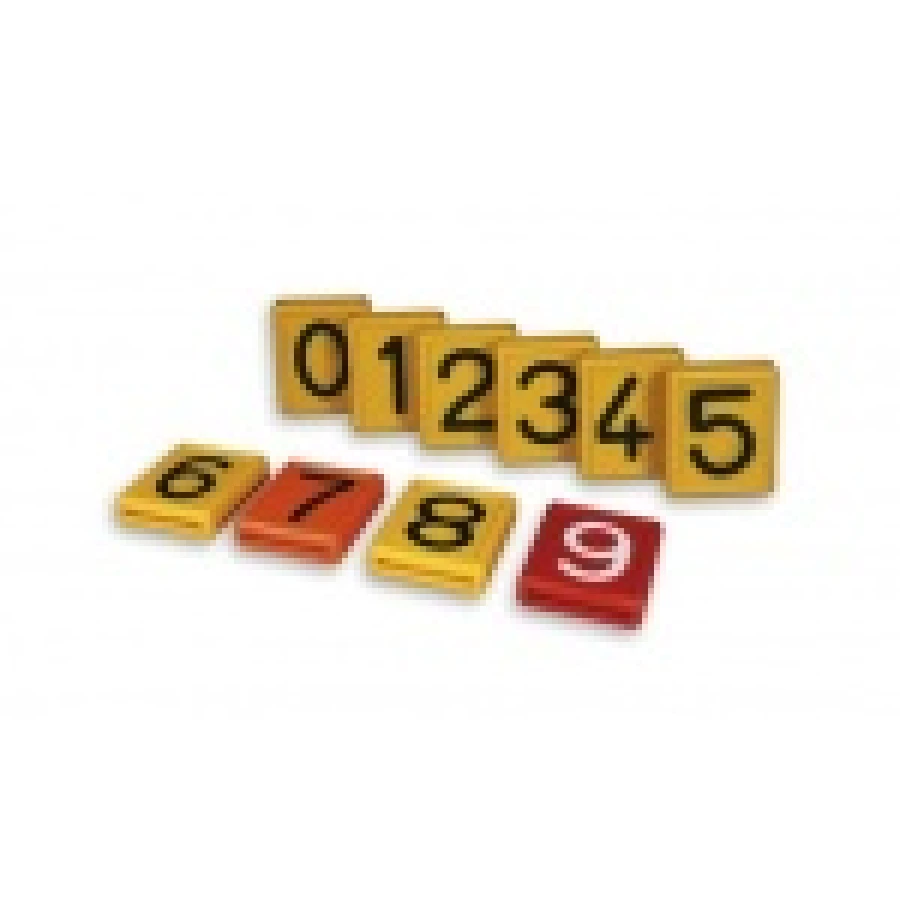 Numery identyfikacyjne do obroży 48x59 mm, do obroży o szerokości 4 cm