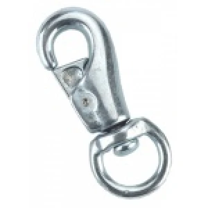 Karabińczyk z krętlikiem okrągły do łańcucha KERBL