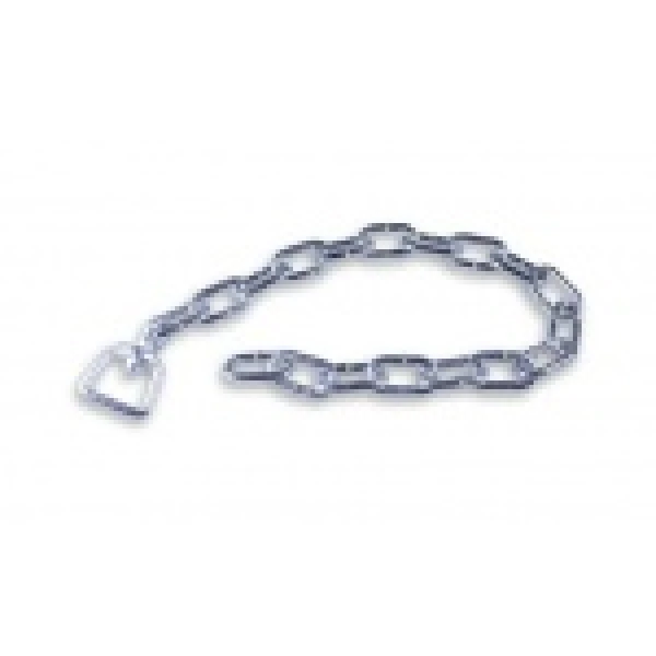 Łańcuch pojedyńczy  z krętlikiem 77cm , ogniwo 7 mm 