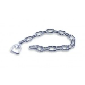 Łańcuch pojedyńczy  z krętlikiem 77cm , ogniwo 7 mm 