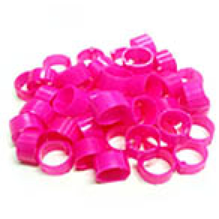 Obrączki 12 mm dla drobiu – 100 szt. dla średnich ras kur