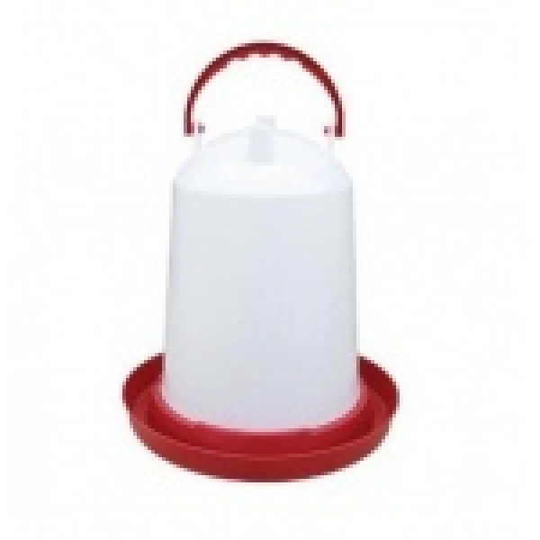 Poidło 15L dla drobiu i gołębi – zakręcane, z korkiem, przezroczyste