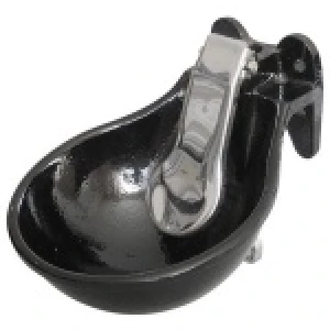 Poidło żeliwne z językiem z blachy nierdzewnej, czarne, 1,45 l, Kerbl