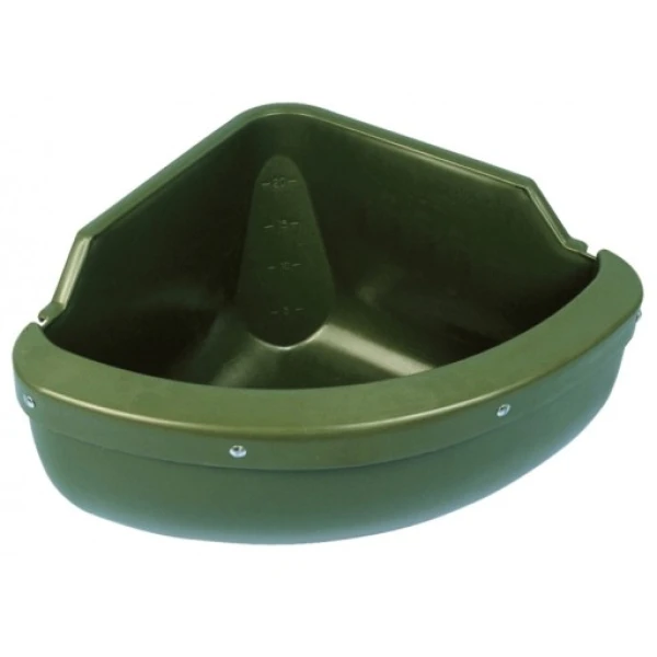 Karmidło narożne dla bydła, koni , owiec 31L z listwą brzegową