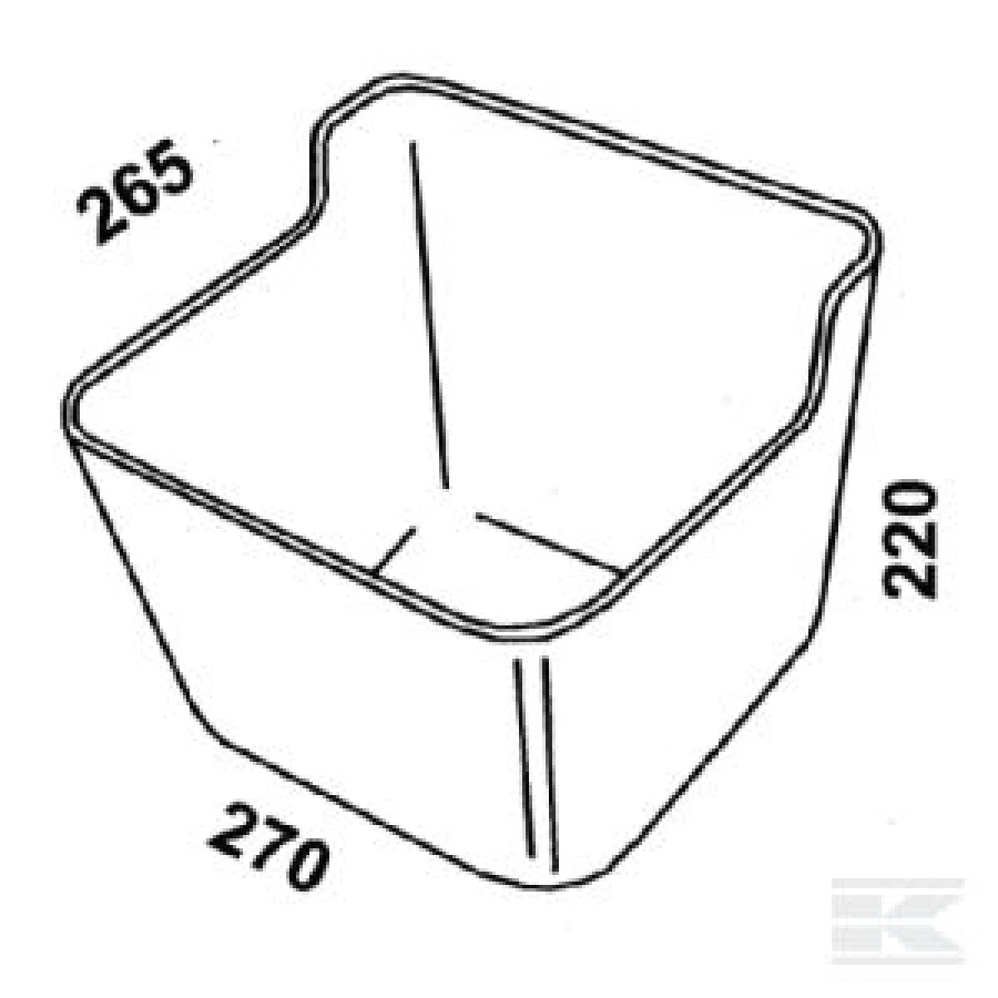 Karmidło dla koni i bydła, 7 l