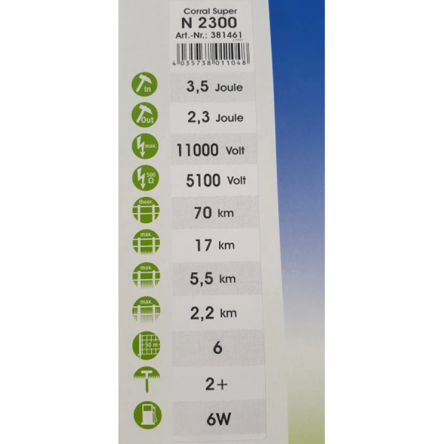 Elektryzator Corral N2300 