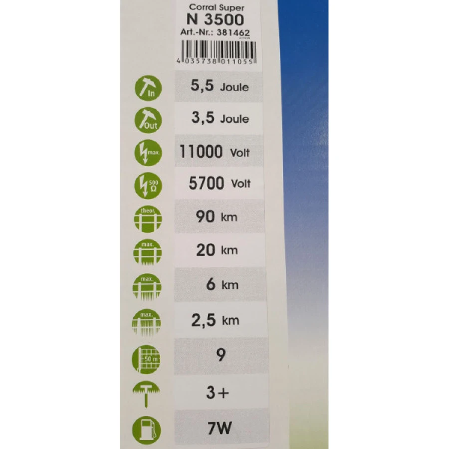 Elektryzator sieciowy Super CORRAL N3500