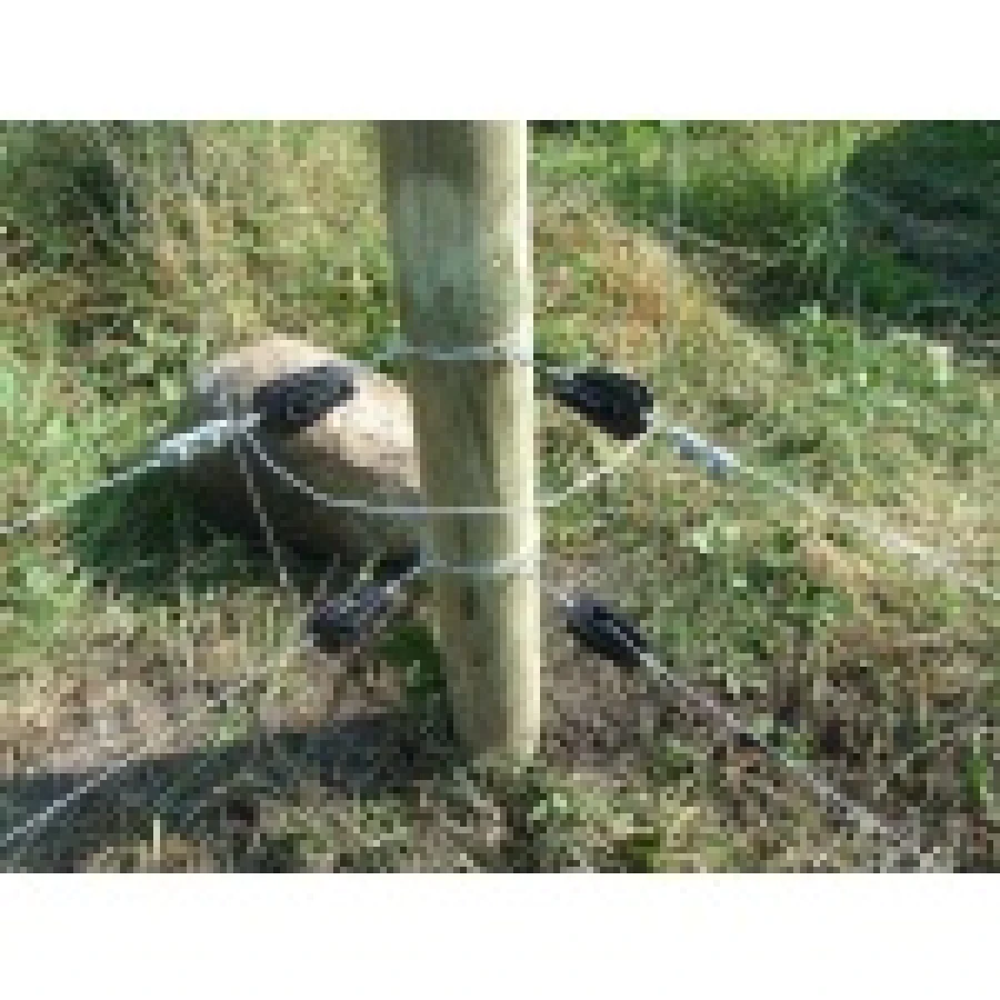 Izolator narożny IEF do linki, drutu, taśmy do szerokości 12 mm -  10 szt.