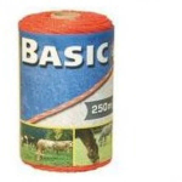 Plecionka BASIC 250m, pomarańczowa