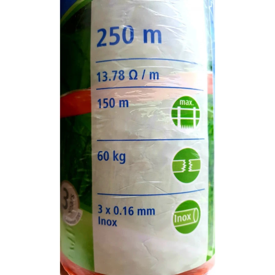 Plecionka BASIC 250m, pomarańczowa