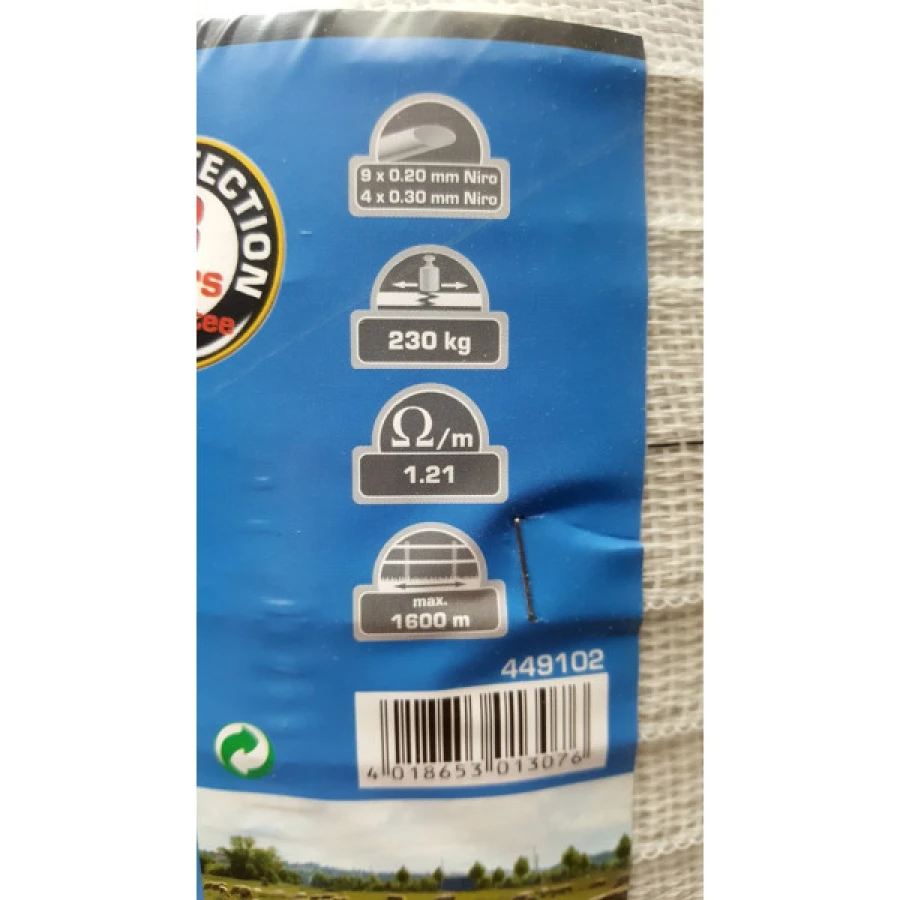 Taśma CLASSIC 200m, 40mm, biała 