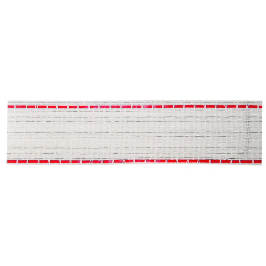 Taśma PROFI 200m, 40mm, biało-czerwona 