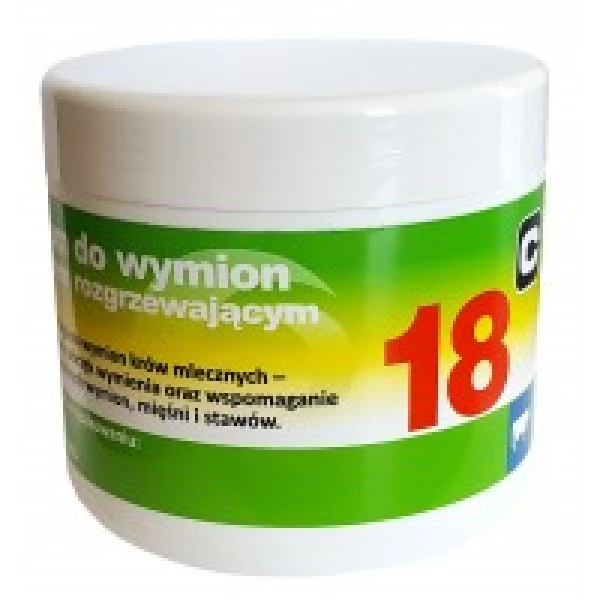 Balsam do wymion z efektem rozgrzewającym ”18” , 500 ml 