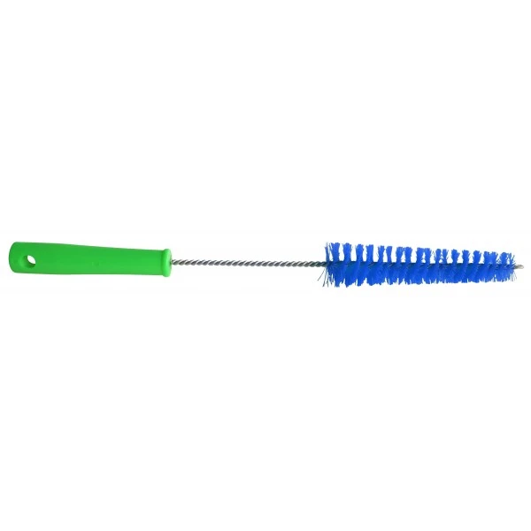 Szczotka do gum strzykowych, stożkowa, zielono - niebieska 