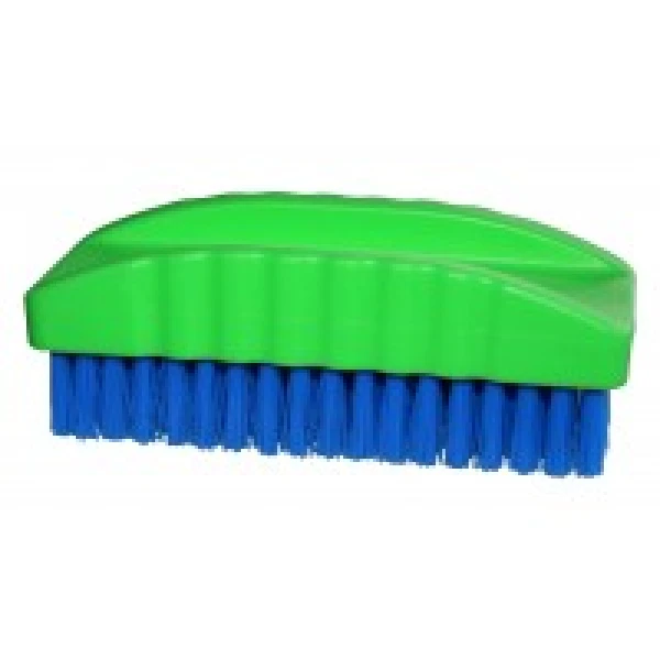 Szczotka do mycia rąk, ALFA, zielono - niebieska, 45 x 110 mm 