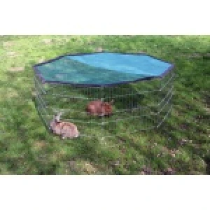 KOJEC DLA KRÓLIKA 1,6m2 klatka wybieg +OSŁONA