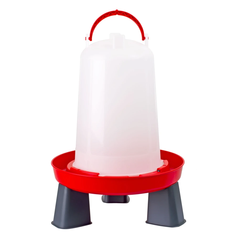 Poidło dla drobiu na nóżkach 3L zakręcane, Włoskie, 3 zaczepy, 10 szt.