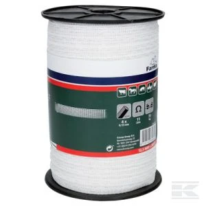 Taśma 12.5mm, 200m (4x0.15 SS), biała