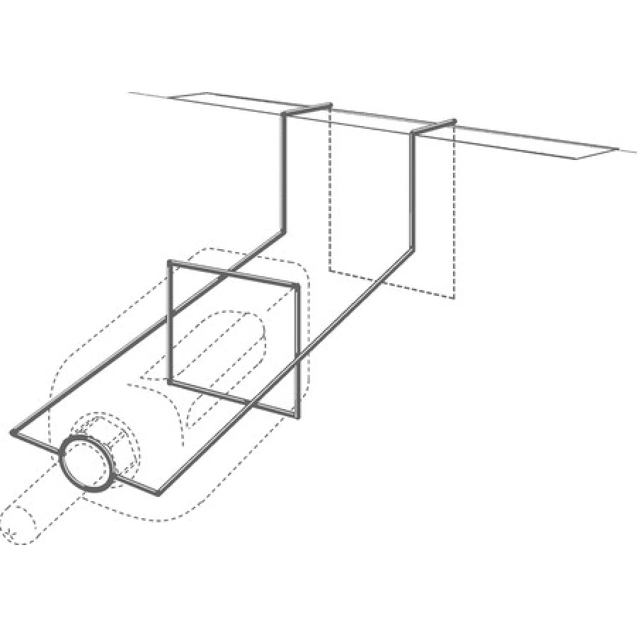 Metalowy uchwyt na butelki na mleko , GEWA