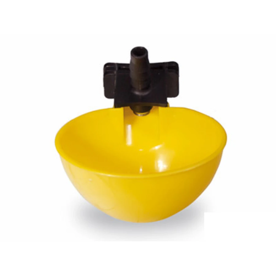 Poidełko do systemów pojenia – zawór grawitacyjny, fi 10 mm, żółte