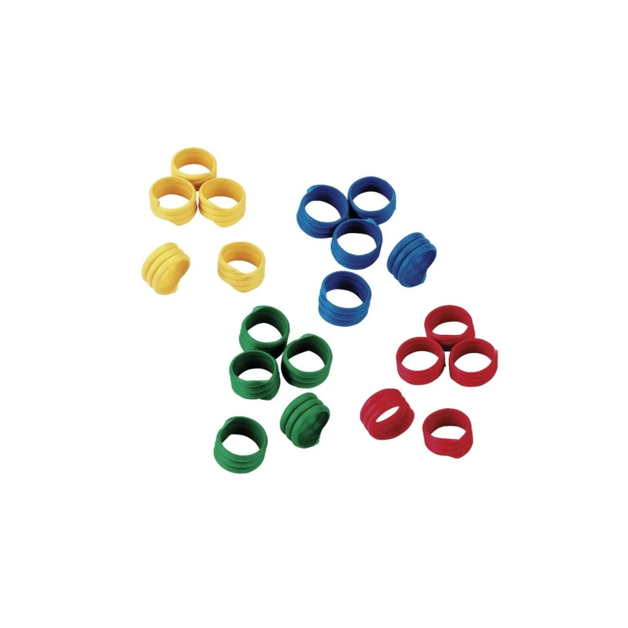 Opaski spiralne, 16 mm, mieszane, 100 szt