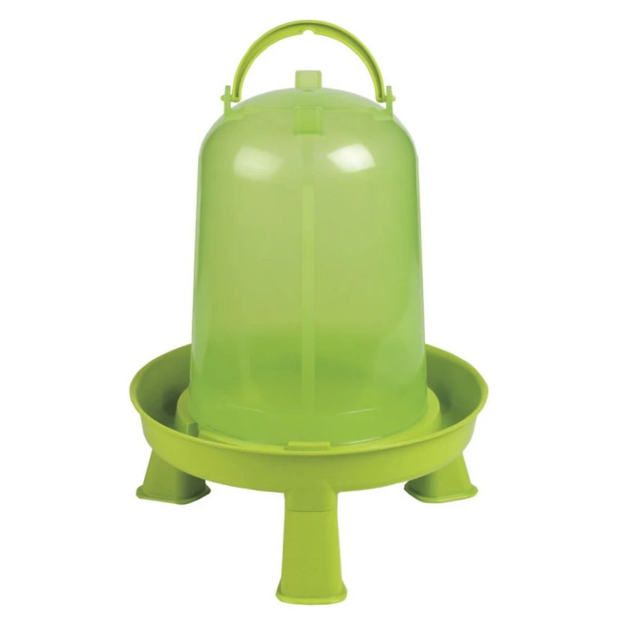 Poidło dla drobiu 3L z nóżkami – pistacjowo-zielone, zakręcane