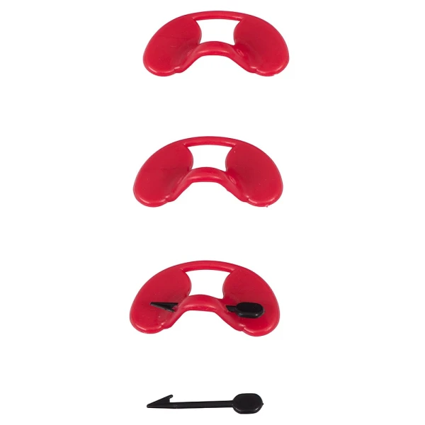 Osłonki DUŻE na dzioby ptaków – zestaw 25 szt. + szpilki | Antykanibalizm