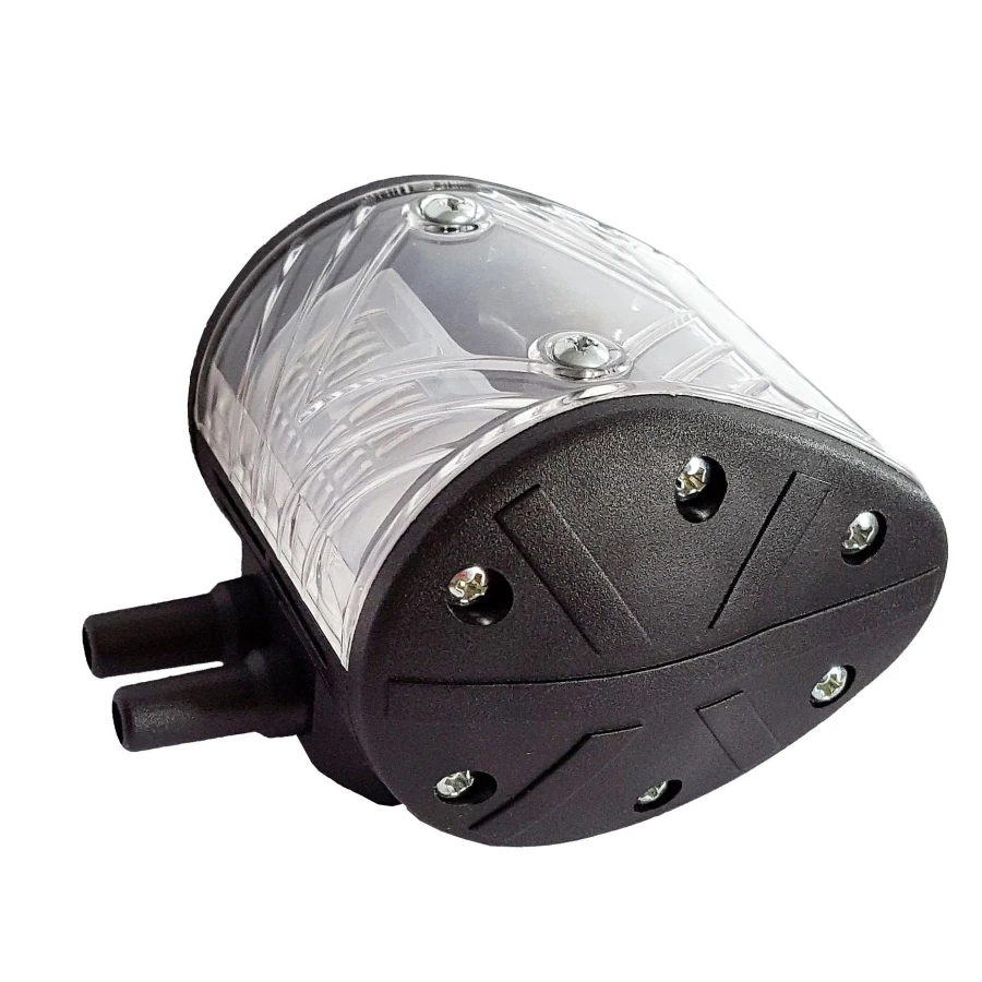 Pulsator pneumatyczny 60/40 dla krów, czarny, pokrywa stal nierdzewna