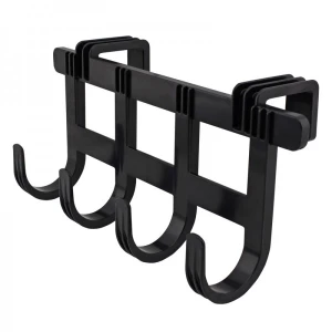 Wieszak uniwersalny czarny z tworzywa, GEWA