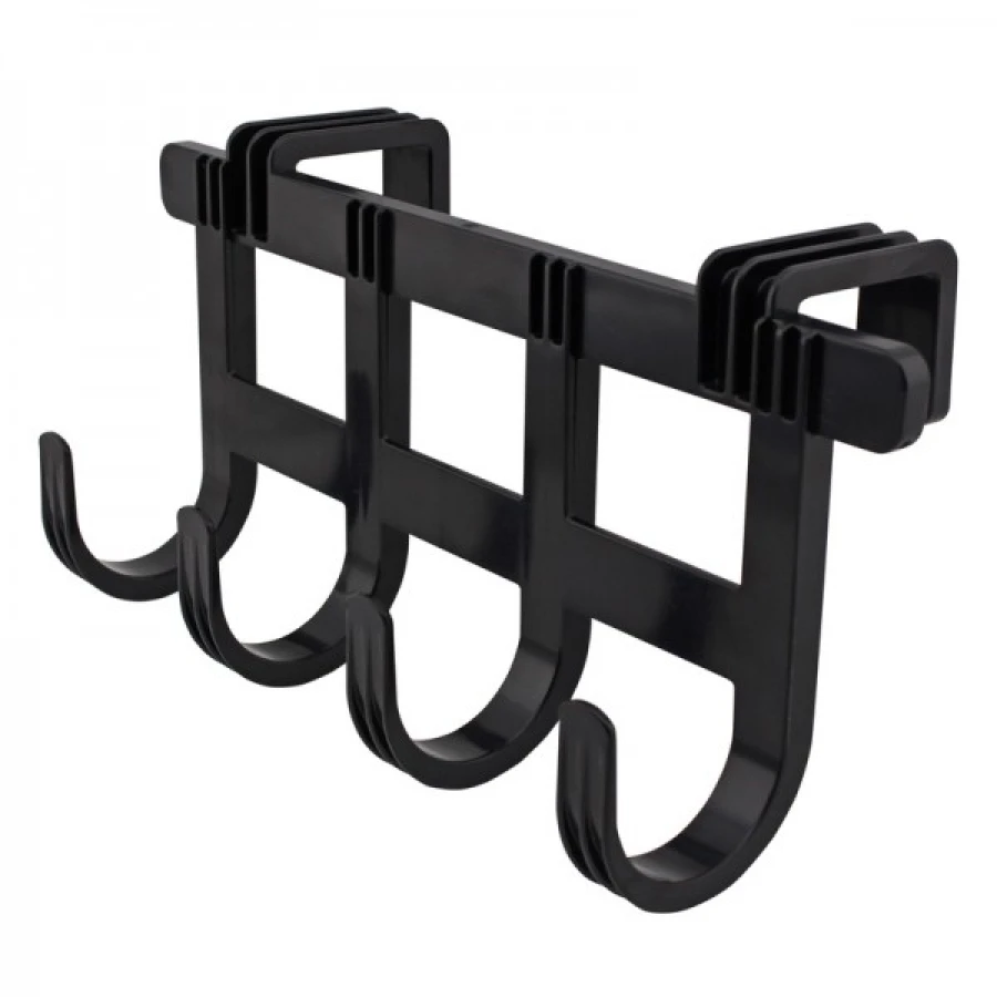 Wieszak uniwersalny czarny z tworzywa, GEWA