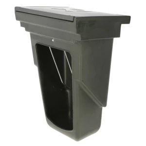 Pojemnik na paszę treściwą, z pokrywką, oliwka, 13 l, Kerbl