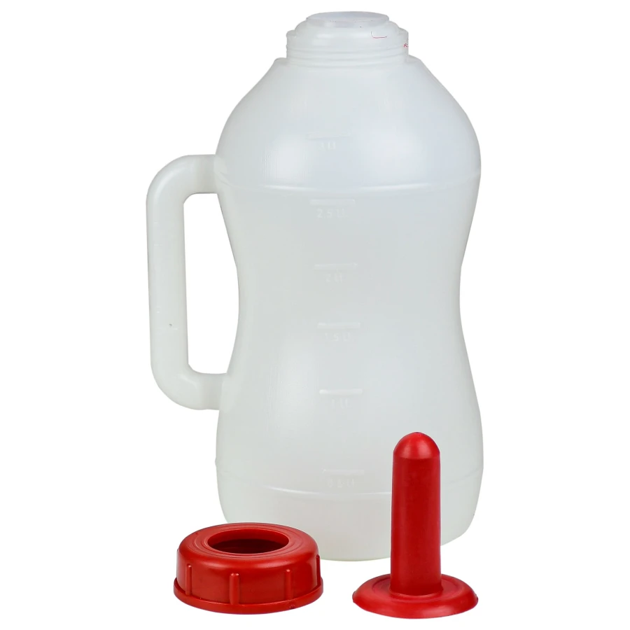 Butelka do pojenia cieląt, z uchwytem, 3 l 