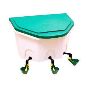 Poidło dla drobiu 8L z 3 kubkami | Uniwersalne i wygodne