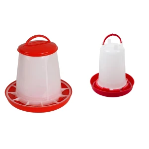 Zestaw karmnik 1,5 kg + poidło 1,5 l dla drobiu | Kompaktowy i wygodny