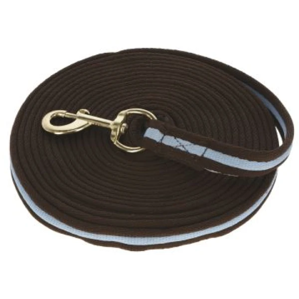 Lonża dla konia Soft, 8 m, czarny/czerwony, Covalliero