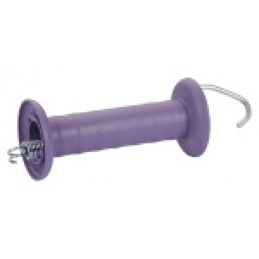 Uchwyt bramowy z hakiem , złączka do taśmy, fioletowy, 5 szt.