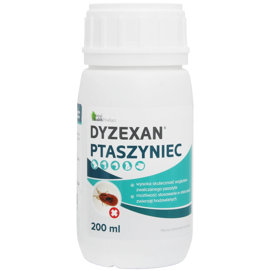 DYZEXAN Ptaszyniec 200 ml – Preparat na ptaszyńca bez karencji | Gołębie i drób
