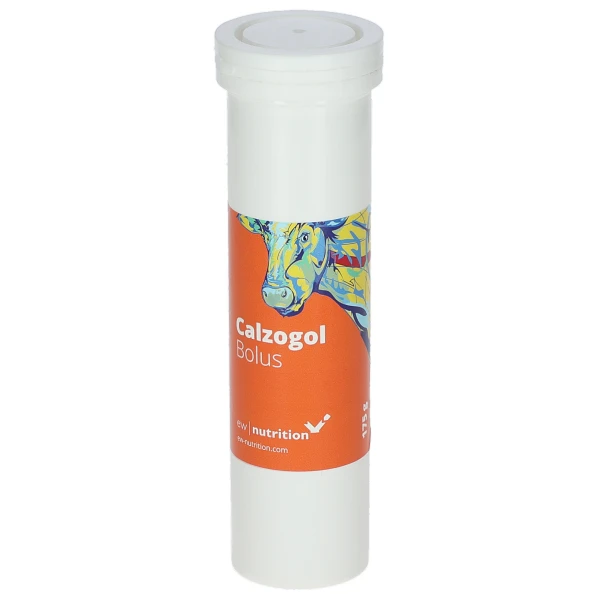 Bolus wapniowy dla krów zagrożonych porażeniem poporodowym, Calzogol Bolus, 4 x 175 g, Agrochemica