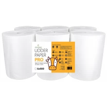 Papier do higieny wymion Udder Paper Pro, na mokro i sucho, 23 x 22 cm, 6 x 800 list., Can Agri