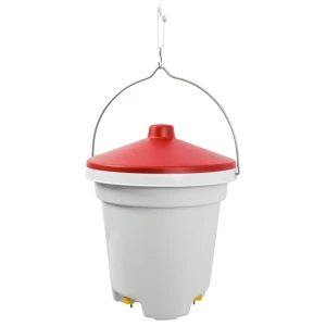 Poidło 12L dla drobiu – z zaworkami kropelkowymi i linką do podwieszenia