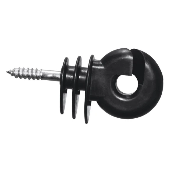 Izolator do plecionek i drutu TITAN, zatopiony trzpień 6 mm, Kerbl 25 szt.