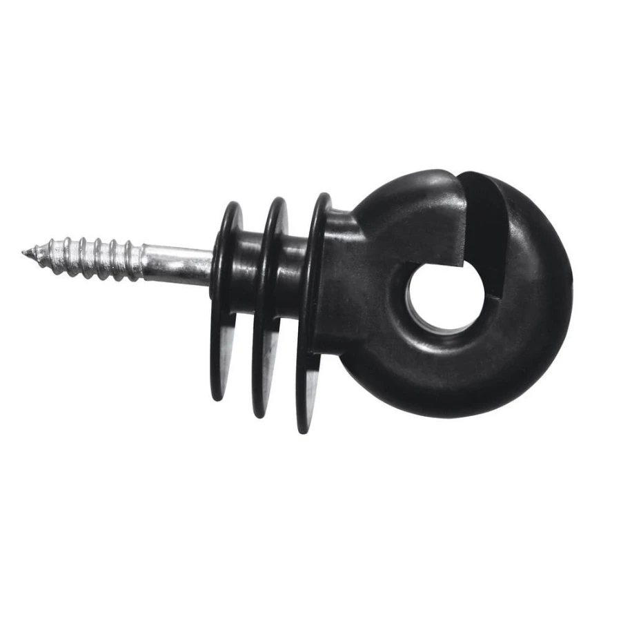 Izolator do plecionek i drutu TITAN, zatopiony trzpień 6 mm, Kerbl 25 szt.