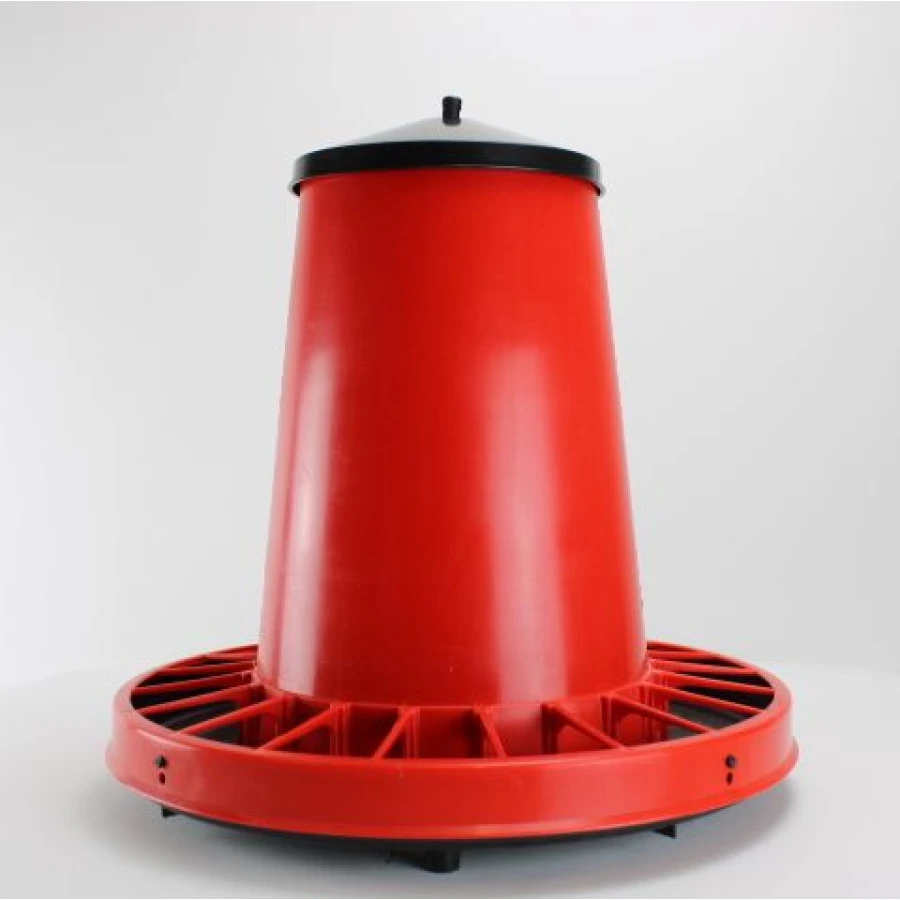 Karmnik 18 kg dla drobiu czerwony