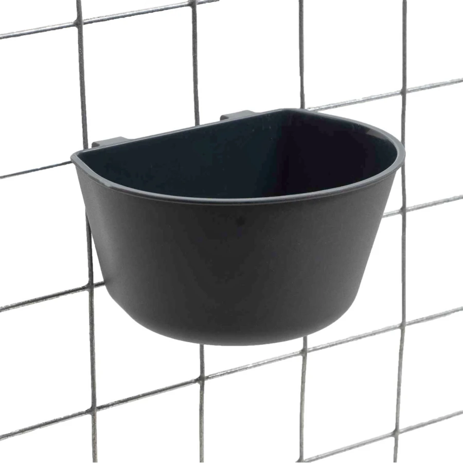 Poidło, karmidło Feeder 800 ml szare – uniwersalne do paszy i wody