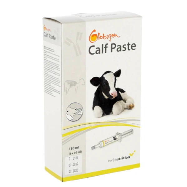  Globigen Calf Paste, 6 x 30 ml, Suplement dla cieląt, CW Nutrition