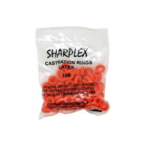 Gumki zaciskowe do elastratora, SHARPVET 100 szt