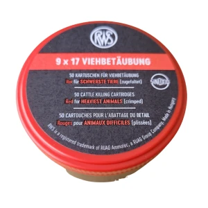 Naboje do ogłuszania świń 9x17 mm BLITZ , Red 50 szt.